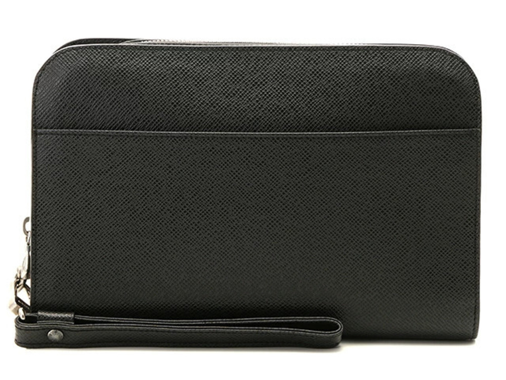LOUIS VUITTON Baikal Shoulder Bag Taiga Ardoise